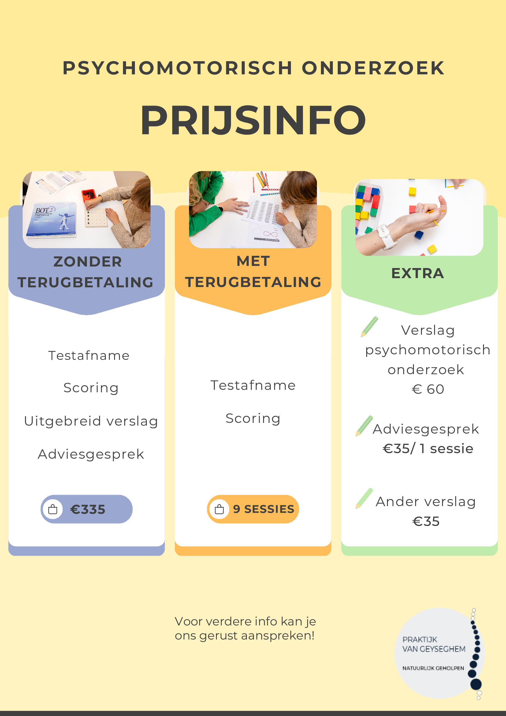 Psychomotorisch Onderzoek Prijsinfo